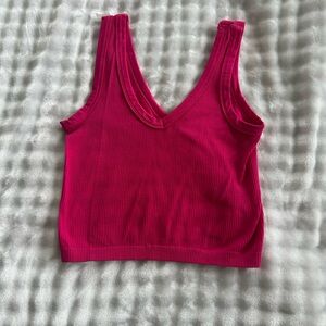 Rue21 Fuchsia Ribbed Tank Top